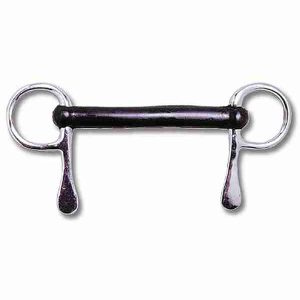 Mors en caoutchouc noir